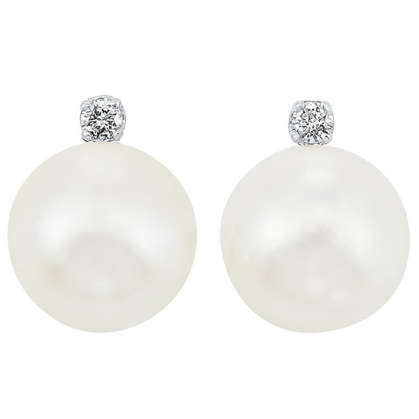 14kw cultured pearl earrings, rol1165d