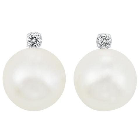 14kw cultured pearl earrings, rol1165d