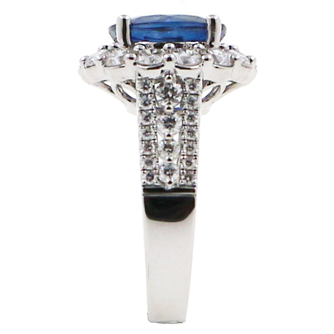 Sapphire and Diamond Fashion Ring