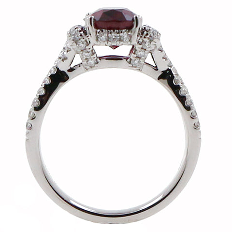 Ruby and Diamond Fashion Ring