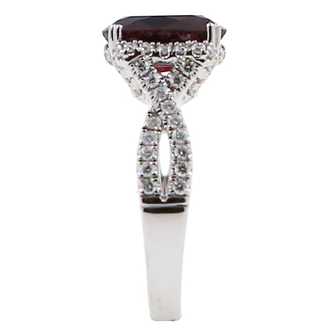 Ruby and Diamond Fashion Ring