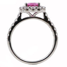 Load image into Gallery viewer, Pink Sapphire and Diamond Fashion Ring
