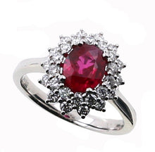 Load image into Gallery viewer, Ruby and Diamond Fashion Ring