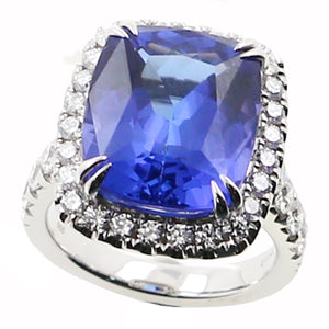 Tanzanite and Diamond Fashion Ring