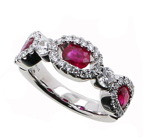 Ruby and Diamond Fashion Ring