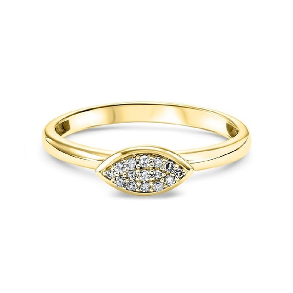 14ky mix prong diamond band 1/12ct, rg71651-4wb