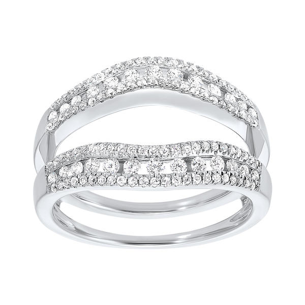 14kw inserts prong diamond ring 1/2ct, hdcr005-4yd