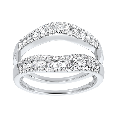 14kw inserts prong diamond ring 1/2ct, hdcr005-4yd