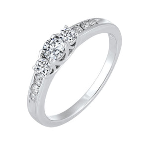 14kw 3 stone round prong ring 1/2ct, fr1210-1wd