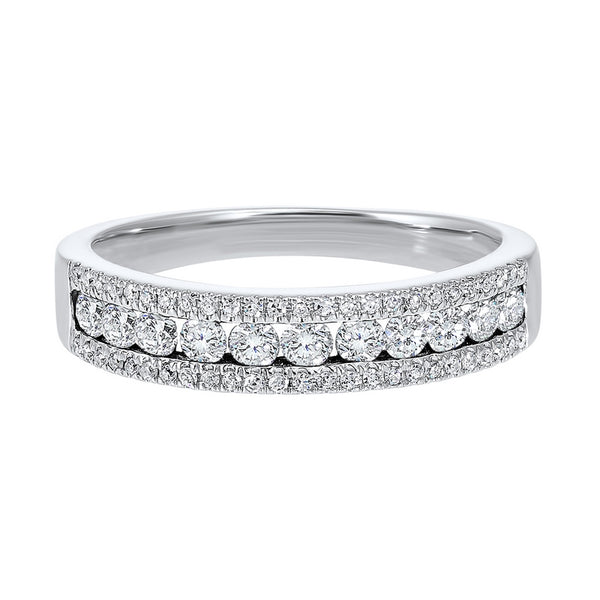 14k White Gold Diamond Ring (.50 CWT)