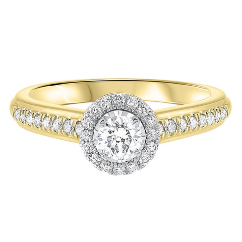 14ktt tru ref round halo prong ring 3/5ct, rg10279-4yd