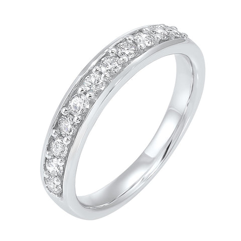 14kw micro prong diamond band 1/4ct, eer30-4w