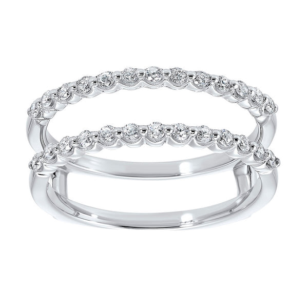 14kw inserts single prong diamond ring 1/3ct, fp1422/10-4wc