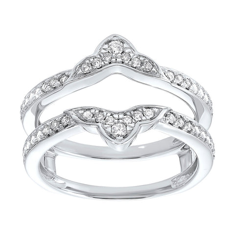 14kw inserts prong diamond ring 1/5ct, fp1422/30-4wc