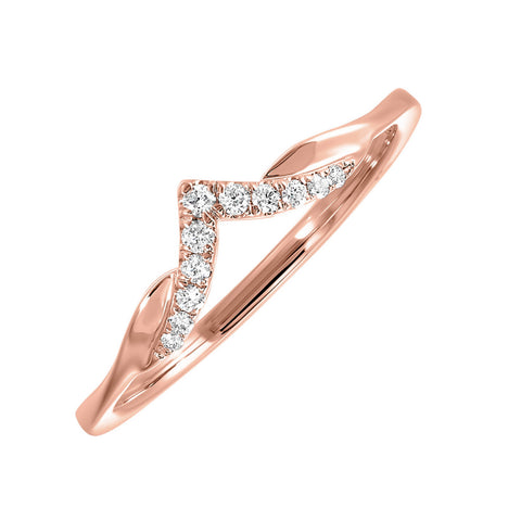 Rose Gold Diamond Fashion Ring