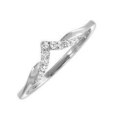 White Gold Diamond Fashion Ring