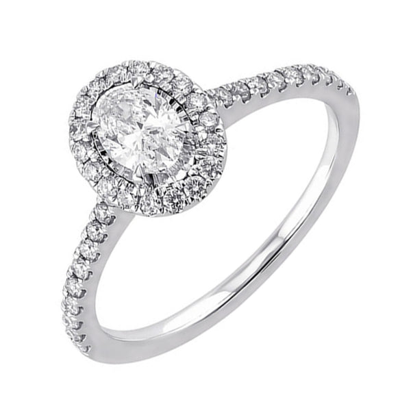 White Gold 3/4ctw Diamond Ring