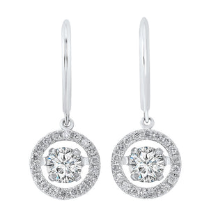 14kw rol halo prong diamond earrings 2ct, rg10056-1yd