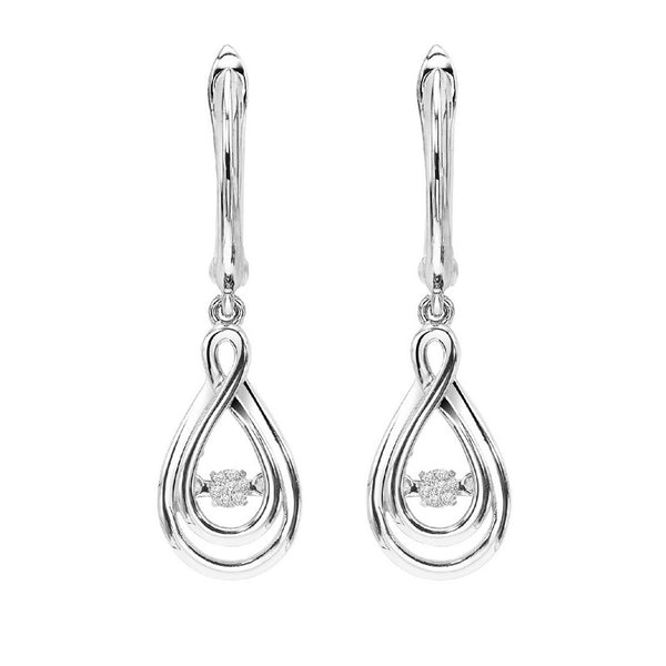 ss rol prong diamond earrings 1/25ct, rg10062-1yd