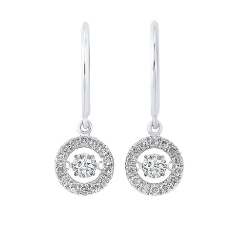 14kw rol halo prong diamond earrings 1ct, rg10061-4wd