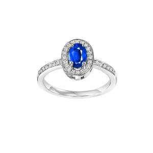 14kw color ens halo prong sapphire ring 1/5ct, rg68800-4wc