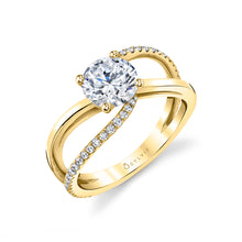 Load image into Gallery viewer, Sylvie Flavia Classic Split Band Engagement Ring
