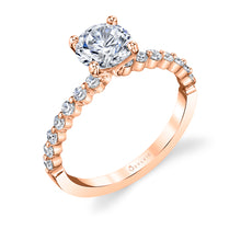 Load image into Gallery viewer, Sylvie Athena Round Classic Single Prong Engagement Ring