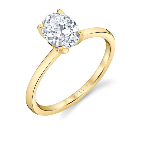 Sylvie Solitaire Engagement Ring