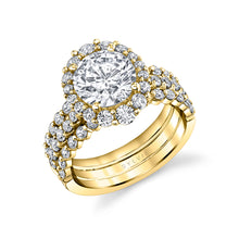 Load image into Gallery viewer, Sylvie Halo Engagement Ring