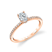 Load image into Gallery viewer, Sylvie Oval Classic Engagement Ring