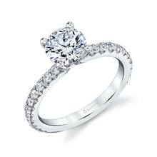 Load image into Gallery viewer, Sylvie Vanessa Round Classic Engagement Ring