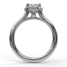 Load image into Gallery viewer, Oval Cut Halo Engagement Ring