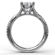 Load image into Gallery viewer, Twist Diamond Engagement Ring