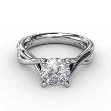 Load image into Gallery viewer, Infinity Solitaire Engagement Ring