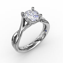 Load image into Gallery viewer, Infinity Solitaire Engagement Ring
