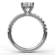 Load image into Gallery viewer, Classic Pave Round Cut Engagement Ring