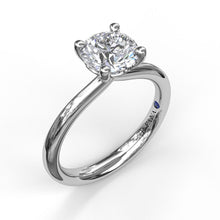 Load image into Gallery viewer, Timeless Round Cut Solitaire Engagement Ring