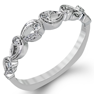 TR473-B WHITE 18K BAND