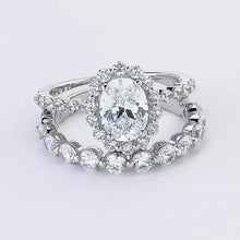 Load image into Gallery viewer, Sylvie Athena Classic Halo Single Prong Engagement Ring