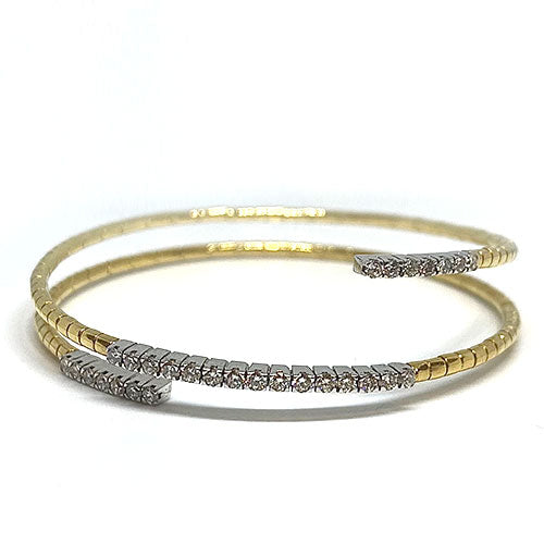 18K Yellow Gold Wrap Bracelet