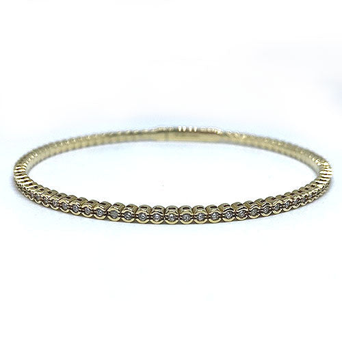 14K Yellow Gold Diamond Bracelet