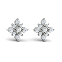 Load image into Gallery viewer, Vlora Estrella 14K Floating Diamond Star Stud Earrings (Diamond 1.24CTW)