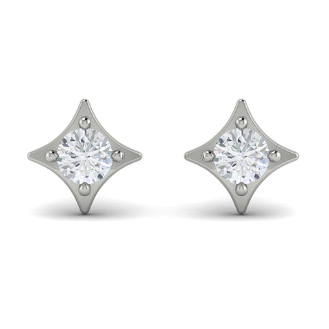 Vlora Estrella 14K Diamond Star Stud Earrings (Diamond 0.44CTW)