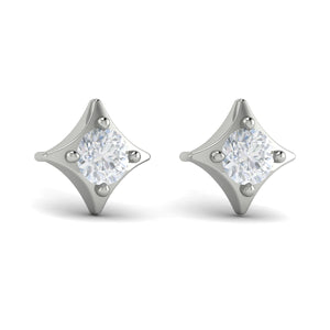 Vlora Estrella 14K Diamond Star Stud Earrings (Diamond 0.44CTW)