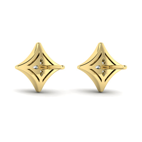 Vlora Estrella 14K Diamond Star Stud Earrings (Diamond 0.44CTW)