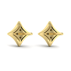 Vlora Estrella 14K Diamond Star Stud Earrings (Diamond 0.18CTW)