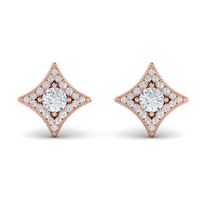 Vlora Estrella 14K Diamond Star Stud Earrings (Diamond 0.48CTW)