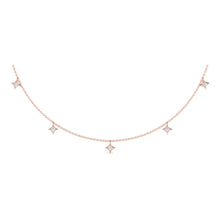 Load image into Gallery viewer, Vlora Estrella 14K Multi Diamond Vlora Star Tassel Necklace (0.65CTW)