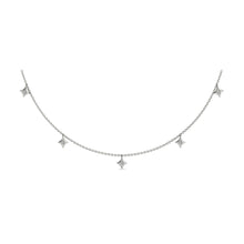 Load image into Gallery viewer, Vlora Estrella 14K Multi Diamond Vlora Star Tassel Necklace (0.65CTW)
