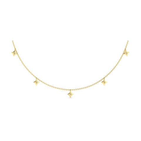 Vlora Estrella 14K Multi Diamond Vlora Star Tassel Necklace (0.65CTW)
